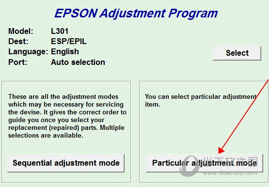 EPSON L3151废墨盒清除软件V1.0 官方免费版