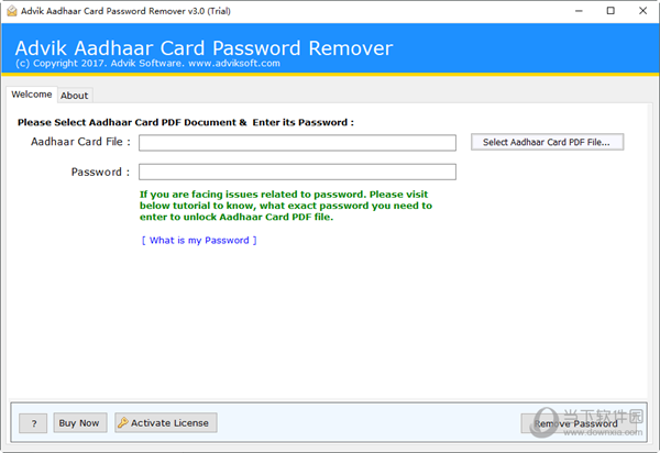 Aadhaar Card Password Remover