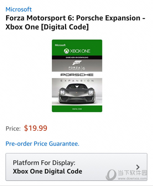 Xbox One极限竞速6保时捷赛车扩展包信息被亚马逊提前曝光