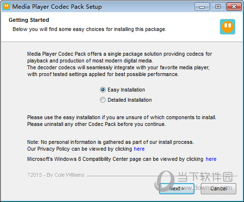 Media Player Codec Pack 