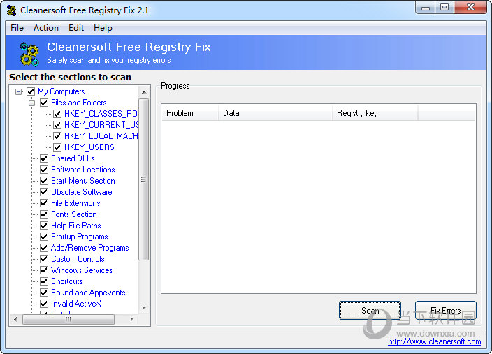 Cleanersoft Free Registry Fix