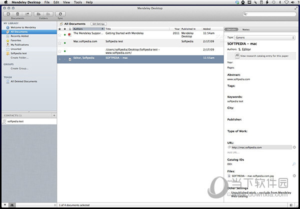 Mendeley Desktop for Mac