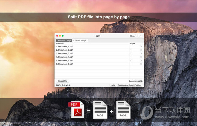 PDF Split MAC版