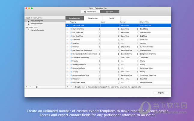 Export Calendars Pro Mac版下载