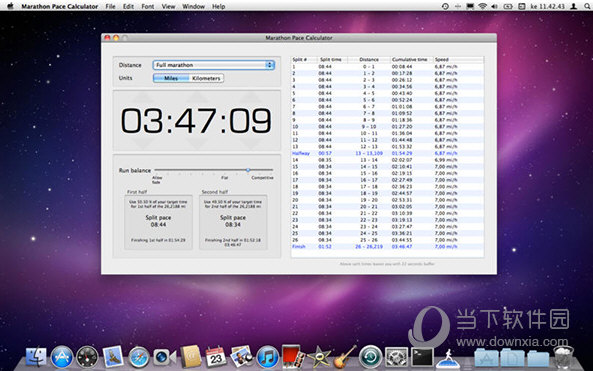 Marathon Pace Calculator Mac版