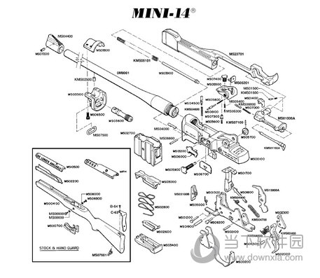 Mini-14的结构图
