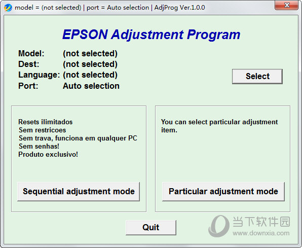 爱普生Epson L1300废墨清零软件