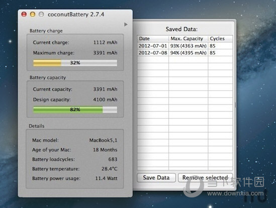 CoconutBattery for Mac