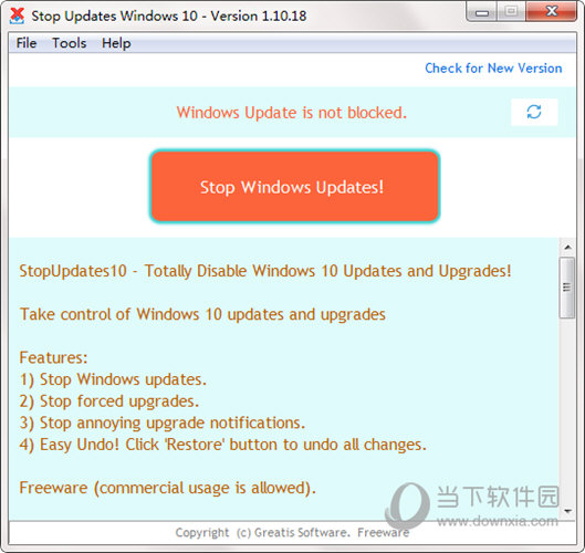 Stop Updates Windows10