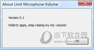 Limit Microphone Volume