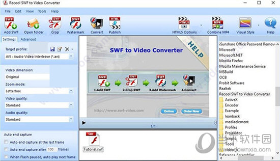 Recool SWF to Video Converter