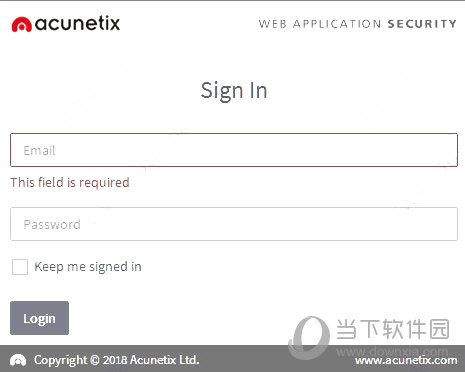 Acunetix Web Vulnerability Scanner