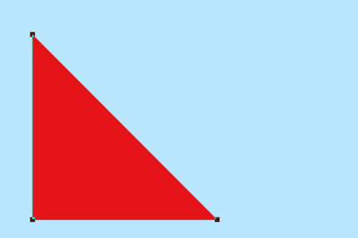 正方形变成三角形