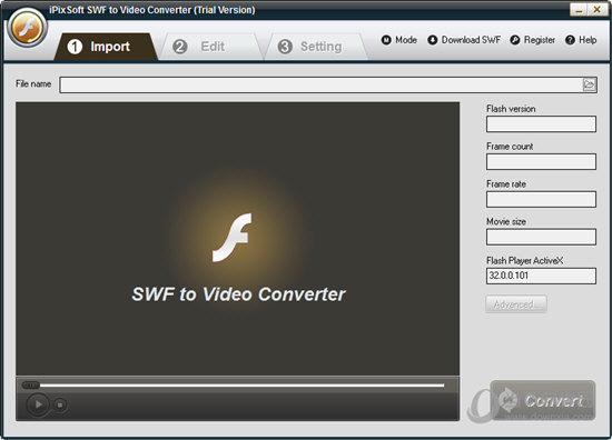 iPixSoft SWF to Video Converter