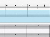 Overture如何修改谱表的垂直顺序 简单拖动即可