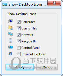 Show Desktop Icon