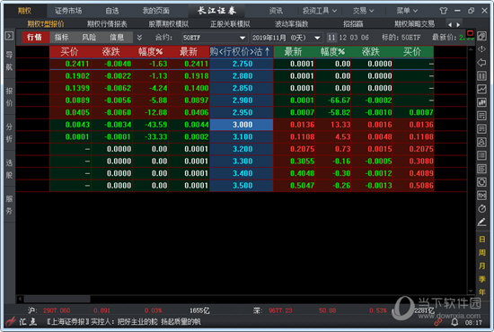 长江证券股票期权交易全真模拟版
