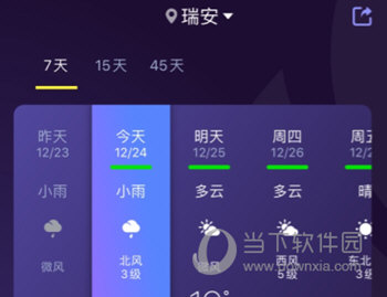 中国天气APP如何查询七天15天天气预报