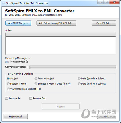 SoftSpire EMLX to EML Converter