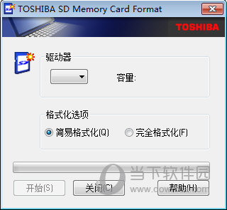 TOSHIBA SD Memory Card Format