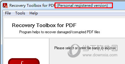 Recovery Toolbox for PDF破解版