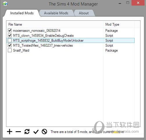 The Sim4 Mod Manager