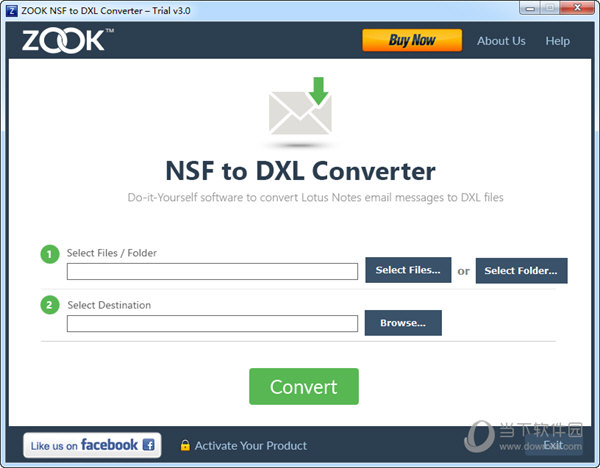 ZOOK NSF to DXL Converter