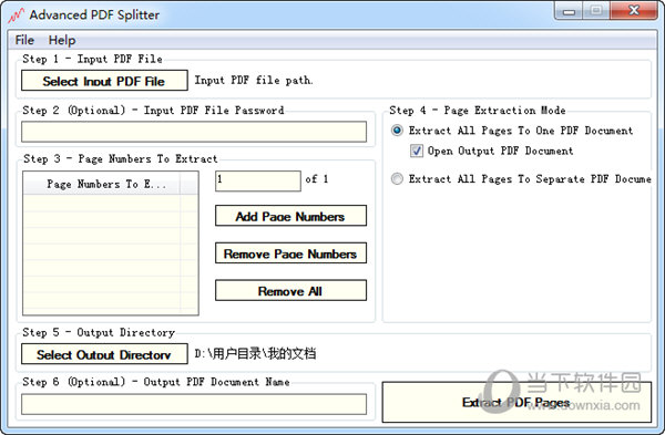 Advanced PDF Splitter