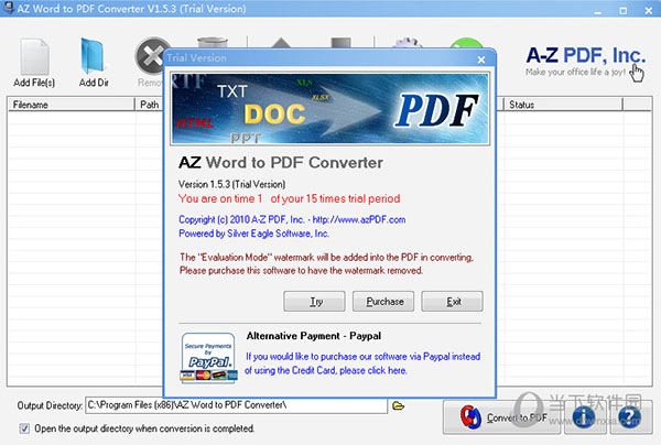 AZ Word to PDF Converter