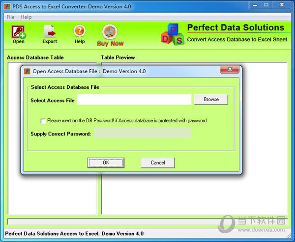 PDS Access to Excel Converter