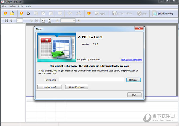 A-PDF to Excel