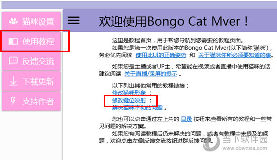 Bongo Cat Mver修改键位映射