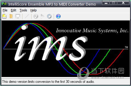 Intelliscore Ensemble MP3 to MIDI Converter