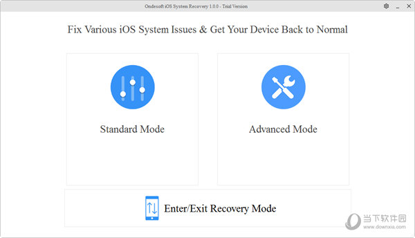 Ondesoft iOS System Recovery