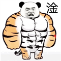 老虎熊猫头表情包 +8 绿色免费版