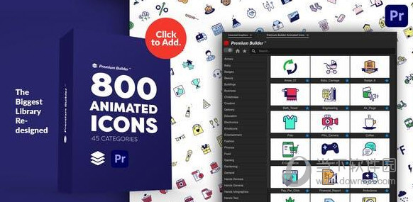 PremiumBuilder Animated Icons