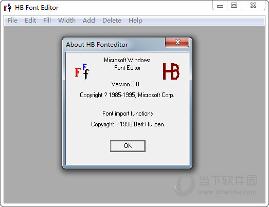 HB font Editor