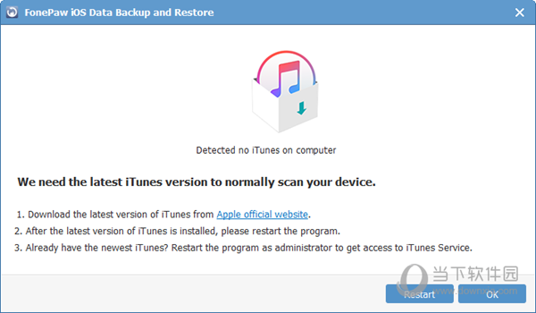 FonePaw iOS Data Backup Restore