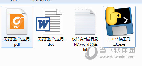 转换后的PDF文件也会保存在当前目录