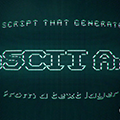 ASCII Generator(AE复古编码特效脚本) V1.3 绿色免费版