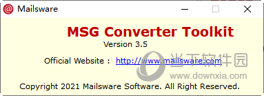 Mailsware MSG Converter Toolkit
