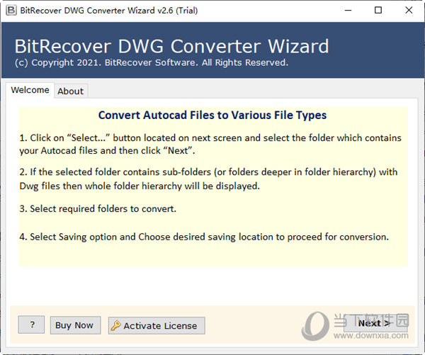 BitRecover DWG Converter Wizard