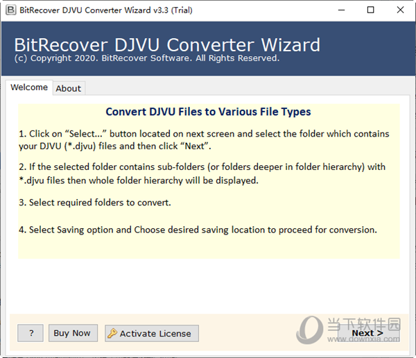 BitRecover DjVu Converter Wizard