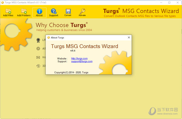 Turgs MSG Contacts Wizard