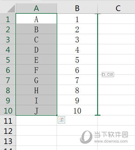 Excel2016如何调换两列位置