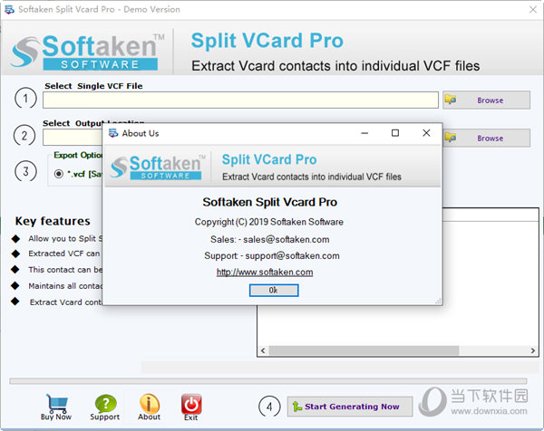 Softaken Split Vcard Pro