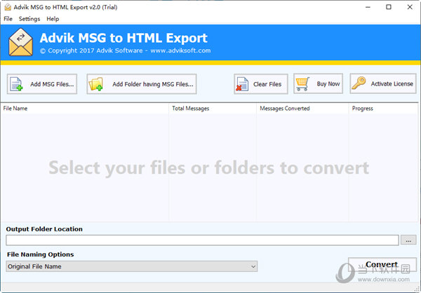 Advik MSG to HTML Export