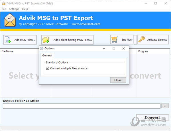 Advik MSG to PST Export