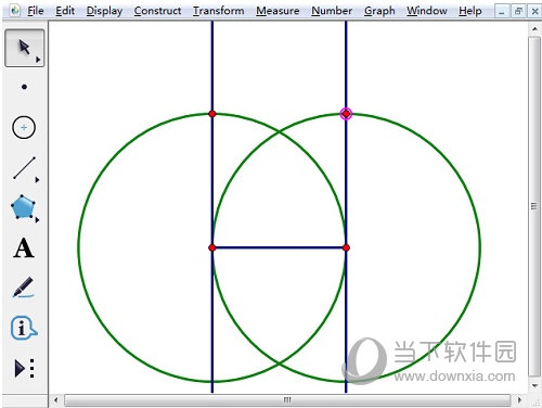 几何画板怎么在正方形内制作迭代