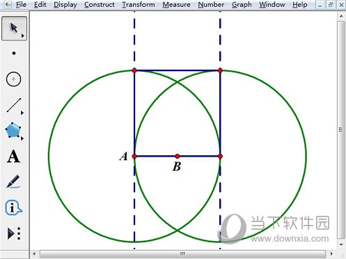 几何画板怎么在正方形内制作迭代
